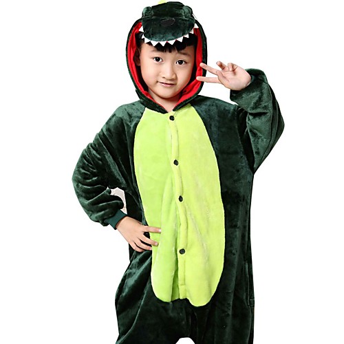 Kid's Kigurumi Pajamas Dragon Dinosaur Onesie Pajamas Flannel Toison Green Cosplay For Boys and Girls Animal Sleepwear Cartoon Festival / Holiday Costumes / Leotard / Onesie
Kid's Kigurumi Pajamas Dragon Dinosaur Onesie Pajamas Flannel Toison Green Cosplay For Boys and Girls Animal Sleepwear Cartoon Festival / Holiday Costumes / Leotard / Onesie