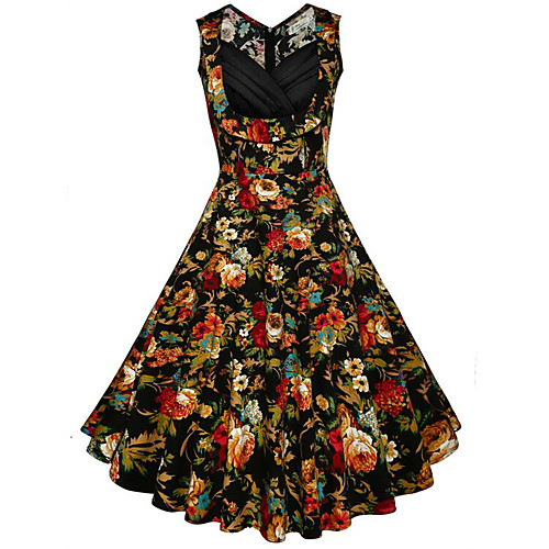 Women's Swing Dress Midi Dress Yellow Sleeveless Floral Summer V Neck Vintage Holiday Going out S M L XL XXL 3XL 4XL / Cotton / Plus Size / Plus Size / Cotton
Women's Swing Dress Midi Dress Yellow Sleeveless Floral Summer V Neck Vintage Holiday Going out S M L XL XXL 3XL 4XL / Cotton / Plus Size / Plus Size / Cotton