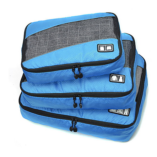 3 Pieces Travel Bag Travel Organizer Travel Luggage Organizer / Packing Organizer Large Capacity Portable Foldable Travel Storage Fabric Polyester Net Fabric For Travel Clothes / Durable
3 Pieces Travel Bag Travel Organizer Travel Luggage Organizer / Packing Organizer Large Capacity Portable Foldable Travel Storage Fabric Polyester Net Fabric For Travel Clothes / Durable
