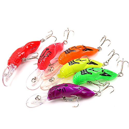 6 pcs Fishing Lures Hard Bait Sinking Bass Trout Pike Sea Fishing Bait Casting Spinning
6 pcs Fishing Lures Hard Bait Sinking Bass Trout Pike Sea Fishing Bait Casting Spinning