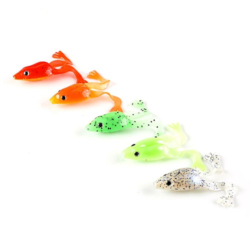 5 pcs Soft Bait Fishing Lures Frog Sinking Bass Trout Pike Sea Fishing Spinning Jigging Fishing Soft Plastic / Freshwater Fishing / Bass Fishing / Lure Fishing / General Fishing
5 pcs Soft Bait Fishing Lures Frog Sinking Bass Trout Pike Sea Fishing Spinning Jigging Fishing Soft Plastic / Freshwater Fishing / Bass Fishing / Lure Fishing / General Fishing
