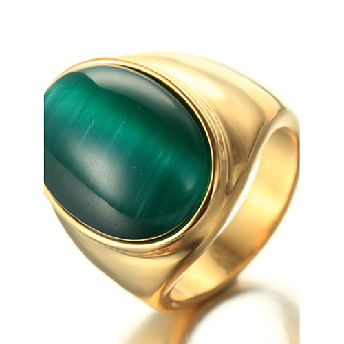 Men's Geometrical Statement Ring Ring - Titanium Steel Personalized, Punk, Rock 8 / 9 / 10 / 11 / 12 Green For Party Anniversary Birthday
Men's Geometrical Statement Ring Ring - Titanium Steel Personalized, Punk, Rock 8 / 9 / 10 / 11 / 12 Green For Party Anniversary Birthday