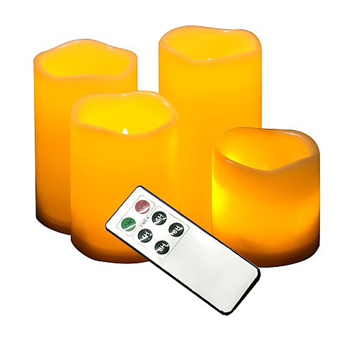 4 Pack Battery Operated Flameless Flicker LED Pillar Candles with Remote Decorative Lights for Halloween Christmas Wedding Party Event Home Kitchen Decorations Decor Supplies
4 Pack Battery Operated Flameless Flicker LED Pillar Candles with Remote Decorative Lights for Halloween Christmas Wedding Party Event Home Kitchen Decorations Decor Supplies