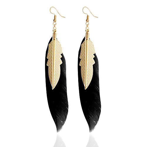 Women's Drop Earrings Pendant Earrings Friends Unique Design Basic Natural Simple Style Fashion Turkish Feather Earrings Jewelry Robin's Egg Blue / Black / Yellow For Christmas Gifts Wedding Party
Women's Drop Earrings Pendant Earrings Friends Unique Design Basic Natural Simple Style Fashion Turkish Feather Earrings Jewelry Robin's Egg Blue / Black / Yellow For Christmas Gifts Wedding Party