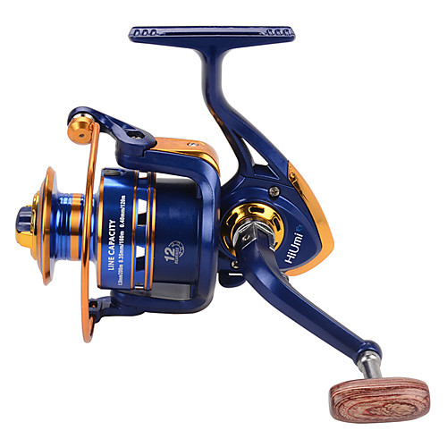 Fishing Reel Spinning Reel 5.21 Gear Ratio 12 Ball Bearings Ultra Light (UL) for Bait Casting / Ice Fishing / Spinning - FH1000, FH2000
Fishing Reel Spinning Reel 5.21 Gear Ratio 12 Ball Bearings Ultra Light (UL) for Bait Casting / Ice Fishing / Spinning - FH1000, FH2000