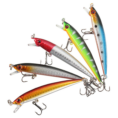 5 pcs Fishing Lures Minnow Pencil Floating Sinking Bass Trout Pike Sea Fishing Bait Casting Spinning
5 pcs Fishing Lures Minnow Pencil Floating Sinking Bass Trout Pike Sea Fishing Bait Casting Spinning