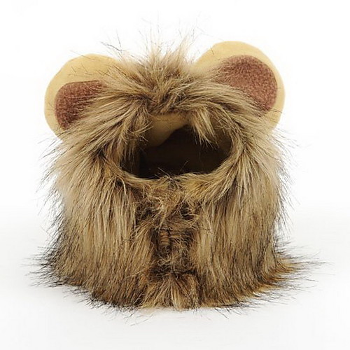Lion Mane Wig for Dog and Cat Costume Pet Adjustable Washable Comfortable Fancy Lion Hair
Lion Mane Wig for Dog and Cat Costume Pet Adjustable Washable Comfortable Fancy Lion Hair