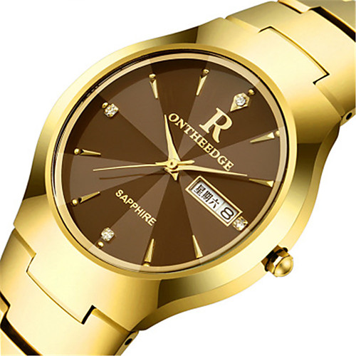 Men's Wrist Watch Quartz Calendar / date / day Alloy Band Analog Charm Fashion Black / Silver / Gold - Gold Black Silver
Men's Wrist Watch Quartz Calendar / date / day Alloy Band Analog Charm Fashion Black / Silver / Gold - Gold Black Silver