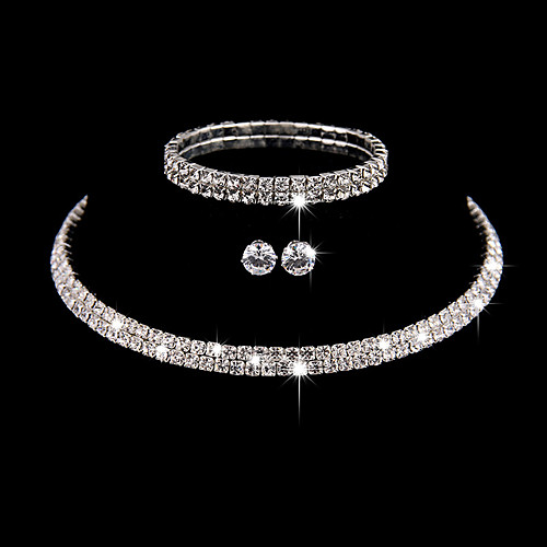 Women's AAA Cubic Zirconia Bracelet Bangles Choker Necklace Earrings Elegant Simple Style Fashion Cubic Zirconia Silver Earrings Jewelry Silver For Wedding Party Anniversary Engagement
Women's AAA Cubic Zirconia Bracelet Bangles Choker Necklace Earrings Elegant Simple Style Fashion Cubic Zirconia Silver Earrings Jewelry Silver For Wedding Party Anniversary Engagement