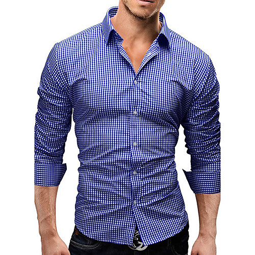 Men's Shirt Plaid Solid Colored Long Sleeve Business Tops Active Streetwear Black Blue Red
Men's Shirt Plaid Solid Colored Long Sleeve Business Tops Active Streetwear Black Blue Red