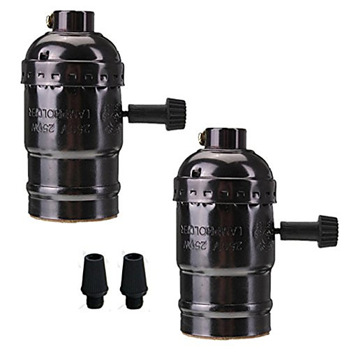 2 pcs E26/E27 Socket Screw Bulbs Edison Retro Pendant Lamp Holder With Switch 100-240V For Lamp Or Fixture Replacement DIY Projects
2 pcs E26/E27 Socket Screw Bulbs Edison Retro Pendant Lamp Holder With Switch 100-240V For Lamp Or Fixture Replacement DIY Projects
