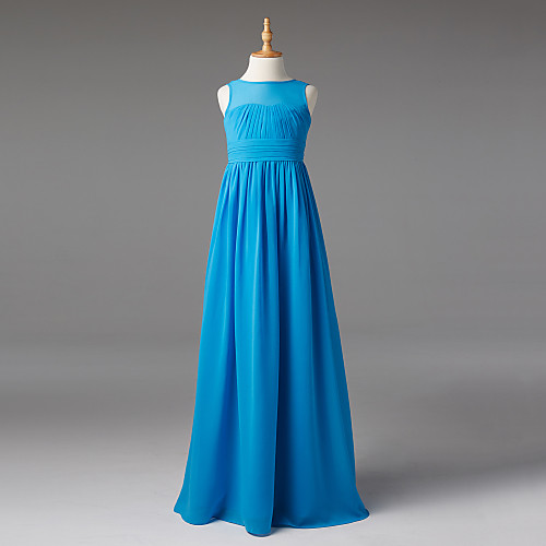 Princess Floor Length Junior Bridesmaid Dress Wedding Chiffon Sleeveless Jewel Neck with Sash / Ribbon
Princess Floor Length Junior Bridesmaid Dress Wedding Chiffon Sleeveless Jewel Neck with Sash / Ribbon