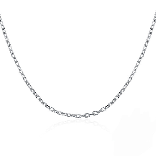 Women's Chain Necklace Basic Sterling Silver Silver Necklace Jewelry 1pc For Business Gift Daily Casual Office & Career
Women's Chain Necklace Basic Sterling Silver Silver Necklace Jewelry 1pc For Business Gift Daily Casual Office & Career