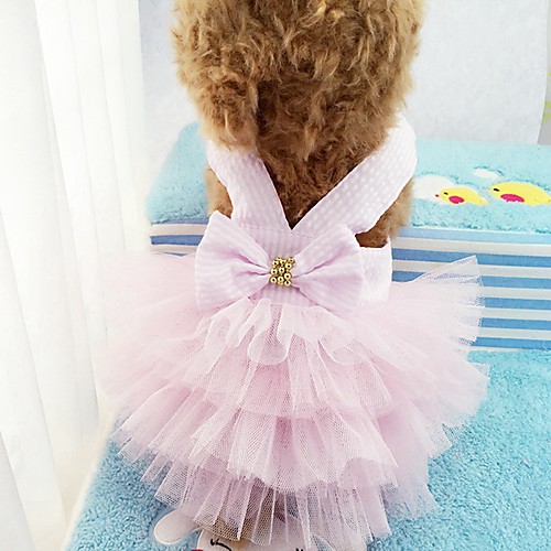 Cat / Dog Dress / Tuxedo Dog Clothes Stripe Green / Blue / Pink Chiffon / Cotton Costume For Pets Summer Women's Party / Casual / Daily / Wedding
Cat / Dog Dress / Tuxedo Dog Clothes Stripe Green / Blue / Pink Chiffon / Cotton Costume For Pets Summer Women's Party / Casual / Daily / Wedding