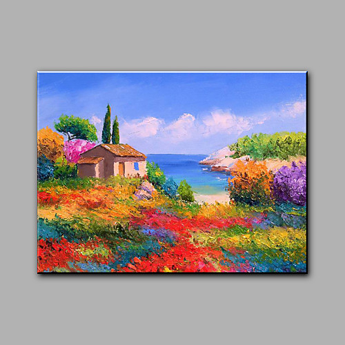 Oil Painting Hand Painted Horizontal Landscape Mediterranean Rolled Canvas (No Frame)
Oil Painting Hand Painted Horizontal Landscape Mediterranean Rolled Canvas (No Frame)