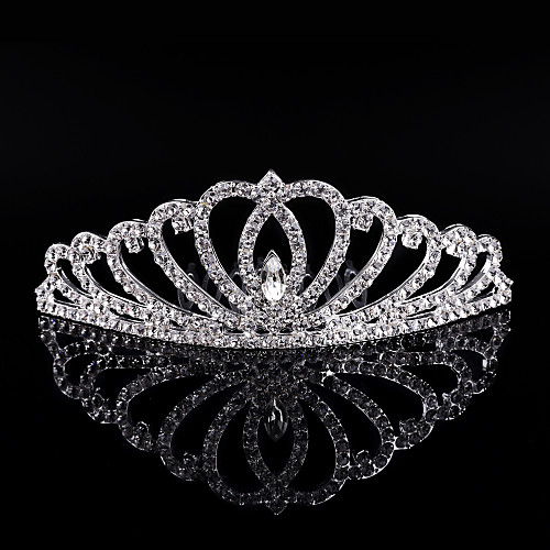 Crystal / Rhinestone / Alloy Tiaras / Hair Combs / Headwear with Floral 1pc Wedding / Special Occasion / Birthday Headpiece
Crystal / Rhinestone / Alloy Tiaras / Hair Combs / Headwear with Floral 1pc Wedding / Special Occasion / Birthday Headpiece