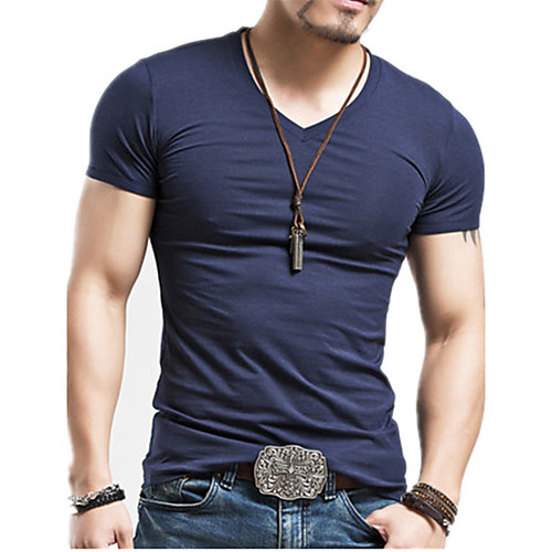Men's T shirt Solid Colored Short Sleeve Daily Tops Cotton Basic White Black Yellow
Men's T shirt Solid Colored Short Sleeve Daily Tops Cotton Basic White Black Yellow