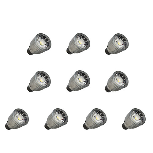 10pcs 7W 780lm GU10 LED Spotlight 1 LED Beads COB Dimmable Warm White / Cold White 110-220V
10pcs 7W 780lm GU10 LED Spotlight 1 LED Beads COB Dimmable Warm White / Cold White 110-220V