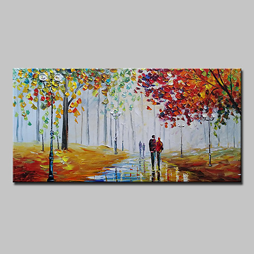 Oil Painting Hand Painted Horizontal Landscape Abstract Modern Rolled Canvas (No Frame)
Oil Painting Hand Painted Horizontal Landscape Abstract Modern Rolled Canvas (No Frame)
