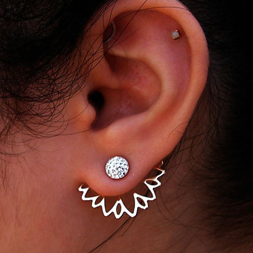 Women's Stud Earrings Jacket Earrings Magic Back Earring Flower Ladies Fashion Euramerican Small Earrings Jewelry Silver / Gold For Party
Women's Stud Earrings Jacket Earrings Magic Back Earring Flower Ladies Fashion Euramerican Small Earrings Jewelry Silver / Gold For Party
