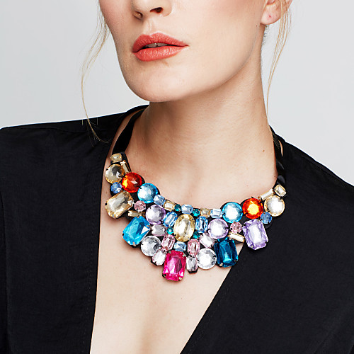 Women's Crystal Statement Necklace Bib necklace faceter Statement European Fashion 18K Gold Plated Resin Rhinestone Dark Pink Necklace Jewelry For Party Special Occasion Birthday Congratulations Gift
Women's Crystal Statement Necklace Bib necklace faceter Statement European Fashion 18K Gold Plated Resin Rhinestone Dark Pink Necklace Jewelry For Party Special Occasion Birthday Congratulations Gift