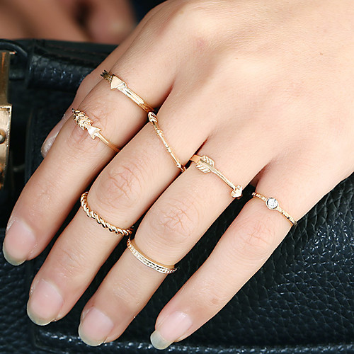 Ring Gold Metal Alloy Rhinestone Alloy Ladies Unusual Unique Design Adjustable / Women's / Open Cuff Ring
Ring Gold Metal Alloy Rhinestone Alloy Ladies Unusual Unique Design Adjustable / Women's / Open Cuff Ring