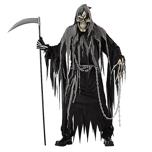 Skeleton / Skull Cosplay Grim Reaper Cosplay Costume Halloween Props Adults' Men's Halloween Halloween Carnival Day of the Dead Festival / Holiday Polyster Black Men's Women's Easy Carnival Costumes
Skeleton / Skull Cosplay Grim Reaper Cosplay Costume Halloween Props Adults' Men's Halloween Halloween Carnival Day of the Dead Festival / Holiday Polyster Black Men's Women's Easy Carnival Costumes