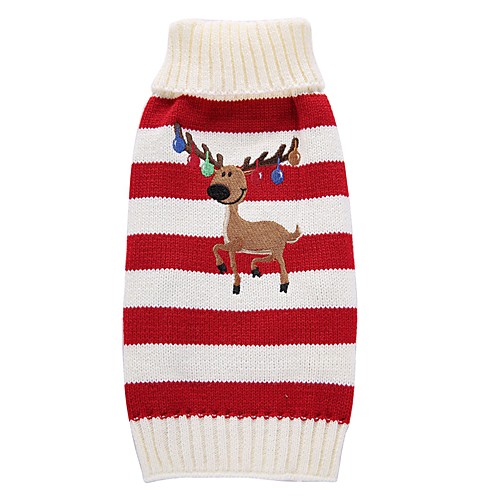 Dog Coat Sweater Puppy Clothes Reindeer Fashion Holiday Casual / Daily Wedding Christmas Outdoor Winter Dog Clothes Puppy Clothes Dog Outfits Red Green Costume for Girl and Boy Dog Acrylic Fibers XS
Dog Coat Sweater Puppy Clothes Reindeer Fashion Holiday Casual / Daily Wedding Christmas Outdoor Winter Dog Clothes Puppy Clothes Dog Outfits Red Green Costume for Girl and Boy Dog Acrylic Fibers XS