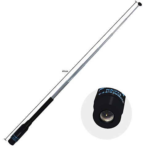 Nagoya NA-773 SMA Male Dual Band Antenna for Two Way Radio BaoFeng UV-3R ZT-2R KG-UV9D TYT TH-UV3R TH-UVF8D
Nagoya NA-773 SMA Male Dual Band Antenna for Two Way Radio BaoFeng UV-3R ZT-2R KG-UV9D TYT TH-UV3R TH-UVF8D