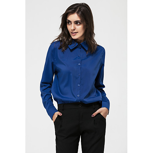 Women's Shirt Solid Colored Long Sleeve Daily Tops Streetwear White Black Blushing Pink
Women's Shirt Solid Colored Long Sleeve Daily Tops Streetwear White Black Blushing Pink