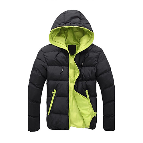 Men's Padded Daily Winter Regular Coat Hooded Regular Fit Casual Jacket Long Sleeve Solid Colored Blue Orange / Color Block / Going out
Men's Padded Daily Winter Regular Coat Hooded Regular Fit Casual Jacket Long Sleeve Solid Colored Blue Orange / Color Block / Going out
