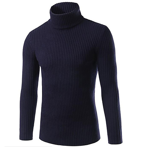Men's Streetwear Solid Colored Pullover Long Sleeve Slim Regular Sweater Cardigans Turtleneck Fall Winter Black Red Silver / Weekend
Men's Streetwear Solid Colored Pullover Long Sleeve Slim Regular Sweater Cardigans Turtleneck Fall Winter Black Red Silver / Weekend