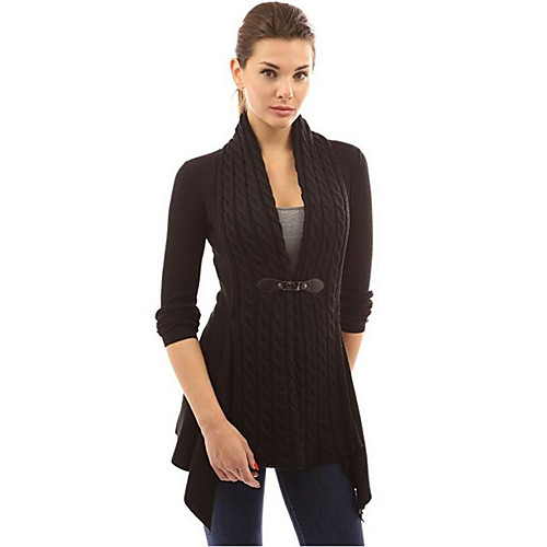 Women's Solid Colored Cardigan Cotton Long Sleeve Regular Sweater Cardigans V Neck Fall Black Purple Army Green
Women's Solid Colored Cardigan Cotton Long Sleeve Regular Sweater Cardigans V Neck Fall Black Purple Army Green