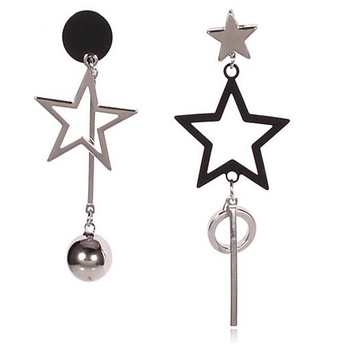 Women's Stud Earrings Mismatched Star Punk Fashion Earrings Jewelry Gold / Silver For Daily Casual Street
Women's Stud Earrings Mismatched Star Punk Fashion Earrings Jewelry Gold / Silver For Daily Casual Street