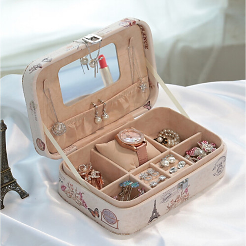 Textile / Plastic Jewelry Organizers / Jewelry Boxes / Makeups Storage Oval Normal Home Organization Storage 1pc
Textile / Plastic Jewelry Organizers / Jewelry Boxes / Makeups Storage Oval Normal Home Organization Storage 1pc