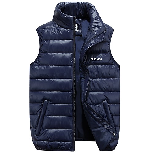Men's Padded Daily Regular Coat Streetwear Jacket Sleeveless Solid Colored Army Green Black / Going out
Men's Padded Daily Regular Coat Streetwear Jacket Sleeveless Solid Colored Army Green Black / Going out