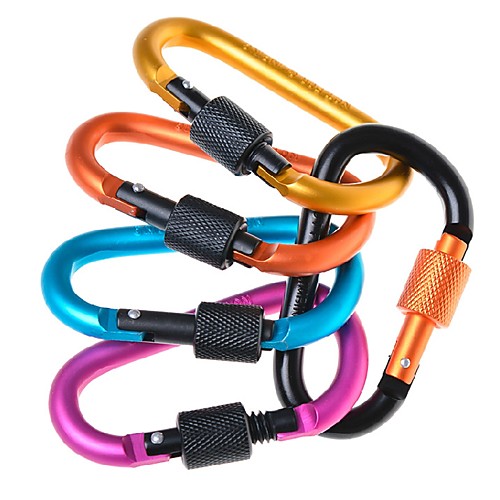 Carabiner Portable Normal Aluminum Alloy Camping / Hiking Everyday Use 5 pcs
Carabiner Portable Normal Aluminum Alloy Camping / Hiking Everyday Use 5 pcs