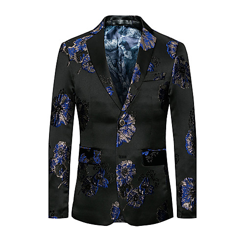 Men's Blazer Party Club Streetwear Punk & Gothic Floral Cotton / Polyester Men's Suit Black - V Neck / Fall / Spring / Long Sleeve / Oversized / Plus Size
Men's Blazer Party Club Streetwear Punk & Gothic Floral Cotton / Polyester Men's Suit Black - V Neck / Fall / Spring / Long Sleeve / Oversized / Plus Size