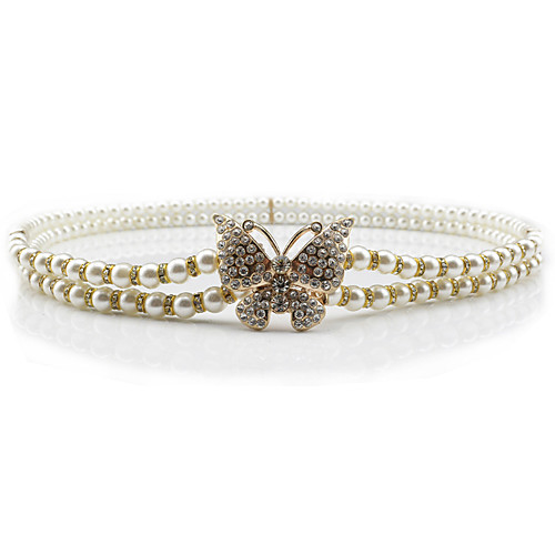 Women's Skinny Belt Imitation Pearl Resin Rhinestone Belt Solid Colored / Alloy / All Seasons
Women's Skinny Belt Imitation Pearl Resin Rhinestone Belt Solid Colored / Alloy / All Seasons
