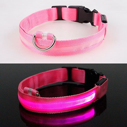 Dog Collar Light Up Collar Portable Stripes Nylon Small Dog Yellow Red Blue Pink
Dog Collar Light Up Collar Portable Stripes Nylon Small Dog Yellow Red Blue Pink