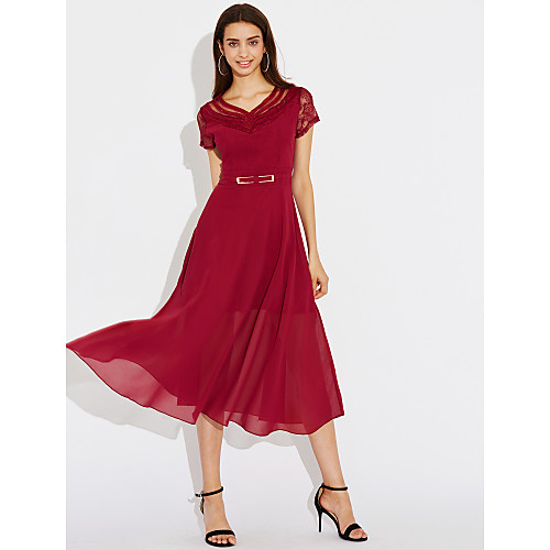 Women's Loose Midi Dress Blushing Pink Wine Black Short Sleeve Solid Colored Summer V Neck M L XL XXL 3XL 4XL / Plus Size / Plus Size
Women's Loose Midi Dress Blushing Pink Wine Black Short Sleeve Solid Colored Summer V Neck M L XL XXL 3XL 4XL / Plus Size / Plus Size