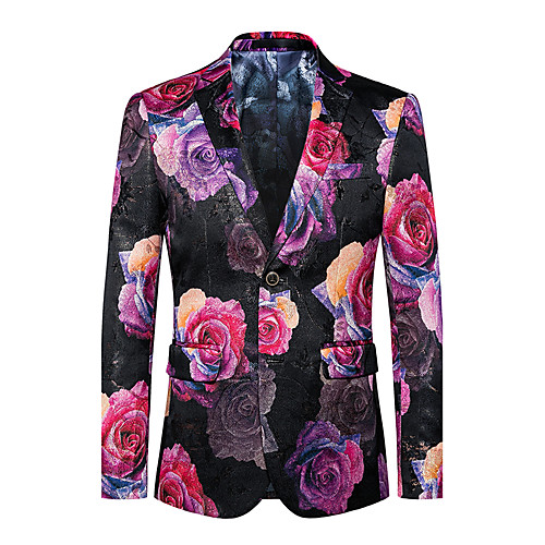Men's Blazer Club Party / Cocktail Streetwear Punk & Gothic Sophisticated Floral Slim Cotton / Polyester Men's Suit Red - V Neck / Fall / Spring / Long Sleeve / Oversized / Plus Size
Men's Blazer Club Party / Cocktail Streetwear Punk & Gothic Sophisticated Floral Slim Cotton / Polyester Men's Suit Red - V Neck / Fall / Spring / Long Sleeve / Oversized / Plus Size