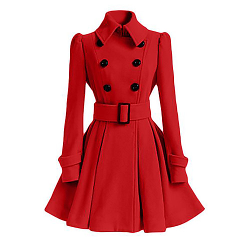 Women's Coat Daily Fall Winter Long Coat Shirt Collar Jacket Long Sleeve Solid Colored Blushing Pink Gray / Cotton
Women's Coat Daily Fall Winter Long Coat Shirt Collar Jacket Long Sleeve Solid Colored Blushing Pink Gray / Cotton
