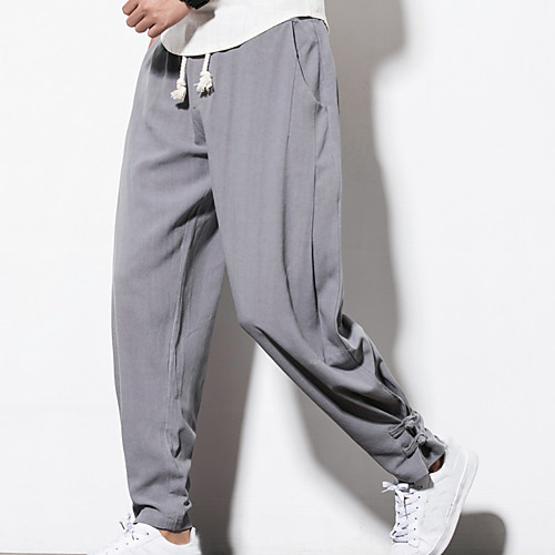 Men's Vintage / Casual / Active Plus Size Daily Weekend Loose Skinny / Loose / wfh Sweatpants Pants - Solid Colored Linen Navy Blue Wine Light gray XXXL XXXXL XXXXXL / Chinoiserie / Chinoiserie
Men's Vintage / Casual / Active Plus Size Daily Weekend Loose Skinny / Loose / wfh Sweatpants Pants - Solid Colored Linen Navy Blue Wine Light gray XXXL XXXXL XXXXXL / Chinoiserie / Chinoiserie