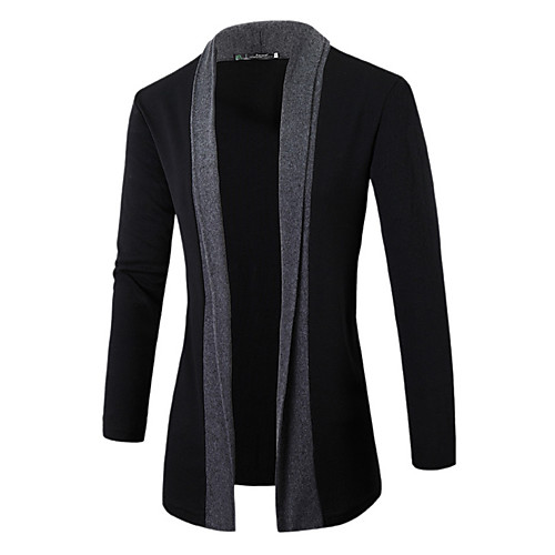 Men's Active Color Block Solid Colored Cardigan Cotton Long Sleeve Slim Regular Sweater Cardigans Shirt Collar Spring Fall Light gray Dark Gray / Weekend
Men's Active Color Block Solid Colored Cardigan Cotton Long Sleeve Slim Regular Sweater Cardigans Shirt Collar Spring Fall Light gray Dark Gray / Weekend