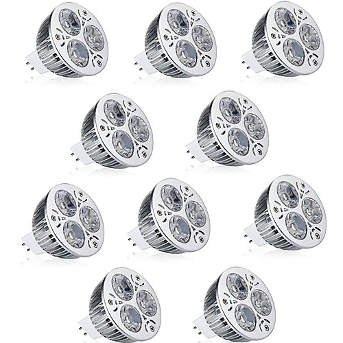 10pcs 9 W LED Spotlight 600 lm MR16 3 LED Beads High Power LED Decorative Warm White Cold White 12 V
10pcs 9 W LED Spotlight 600 lm MR16 3 LED Beads High Power LED Decorative Warm White Cold White 12 V