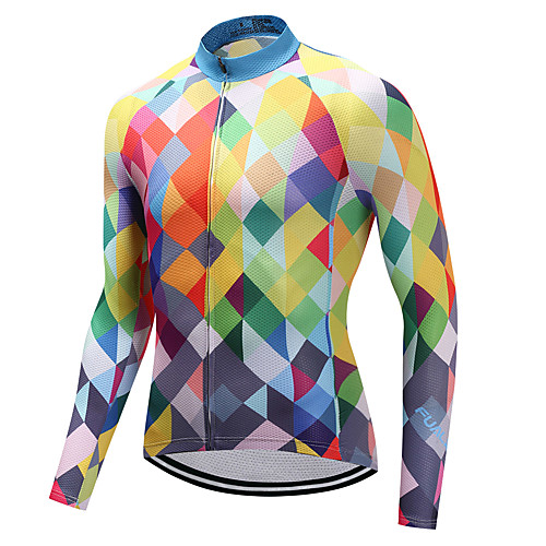 FUALRNY Men's Long Sleeve Cycling Jersey Winter Coolmax Lycra Orange Plaid Checkered Bike Jersey Top Mountain Bike MTB Road Bike Cycling Quick Dry Back Pocket Sports Clothing Apparel
FUALRNY Men's Long Sleeve Cycling Jersey Winter Coolmax Lycra Orange Plaid Checkered Bike Jersey Top Mountain Bike MTB Road Bike Cycling Quick Dry Back Pocket Sports Clothing Apparel