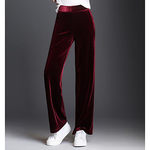 Women's Basic Plus Size Loose Daily Straight Chinos Pants Solid Colored Black Wine
Women's Basic Plus Size Loose Daily Straight Chinos Pants Solid Colored Black Wine