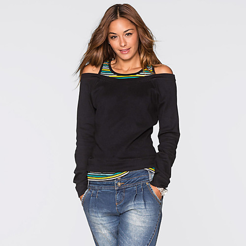 Women's T shirt Solid Colored Cut Out Long Sleeve Daily Tops Cotton Basic Black Purple Green
Women's T shirt Solid Colored Cut Out Long Sleeve Daily Tops Cotton Basic Black Purple Green