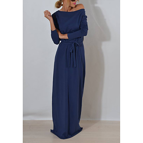 Women's Loose Maxi long Dress Blue Army Green Gray Long Sleeve Solid Colored Fall Summer Off Shoulder Going out S M L XL
Women's Loose Maxi long Dress Blue Army Green Gray Long Sleeve Solid Colored Fall Summer Off Shoulder Going out S M L XL